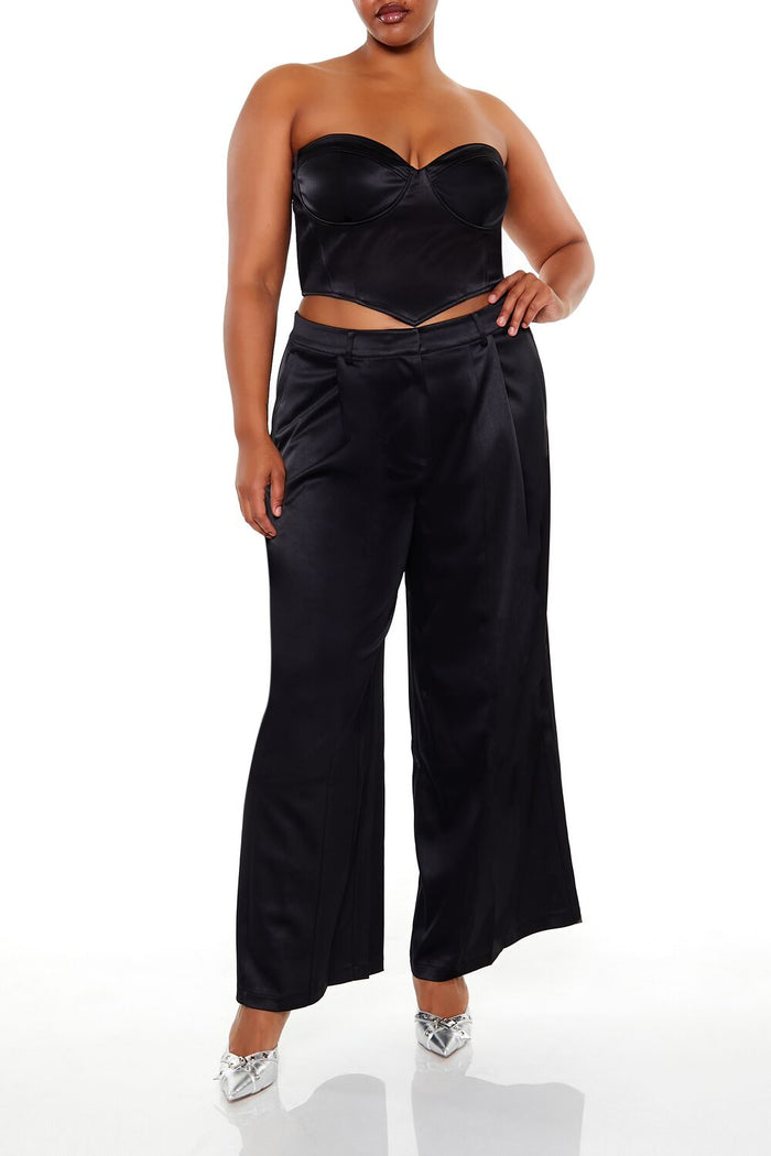 Plus Size Sweetheart Bustier Tube Top