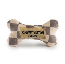 Checker Chewy Vuitton Sm. Bone