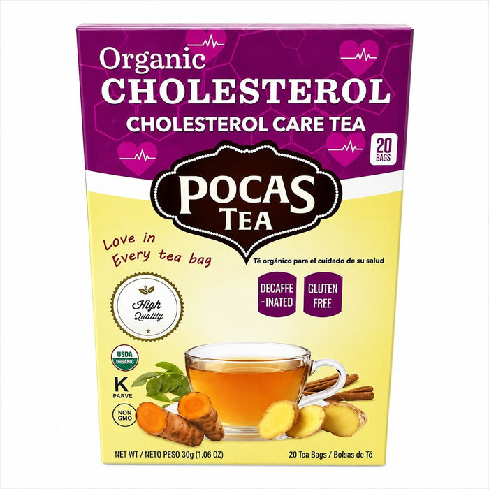 Pocas Organic Cholesterol Care Tea Bags | Herbal Tea - Yado African & Caribbean Market