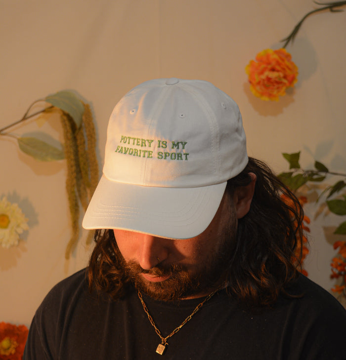 Pottery Is My Favorite Sport Hat - Green