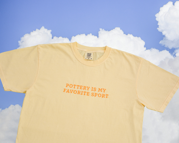 Pottery Is My Favorite Sport Shirt - Banana