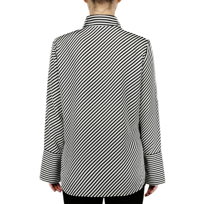 Printed Slit Cuff Oxford