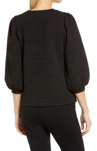 Puff Sleeve Pullover Novlety Quilt