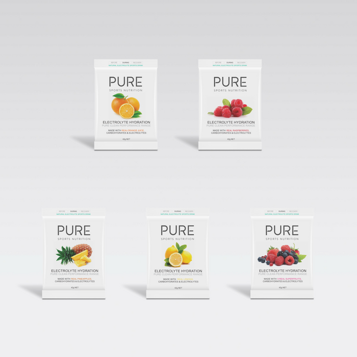 PURE PURE Electrolyte Hydration Sachet - Real Raspberries 42G