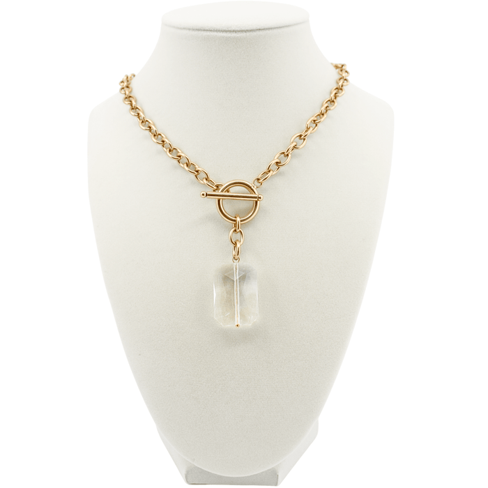 Antique Gold / Clear / 16.5"