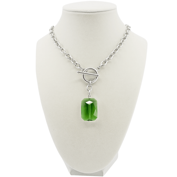 Silver / Evergreen / 16.5"