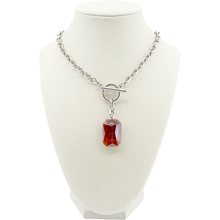 Silver / Sangria / 16.5"