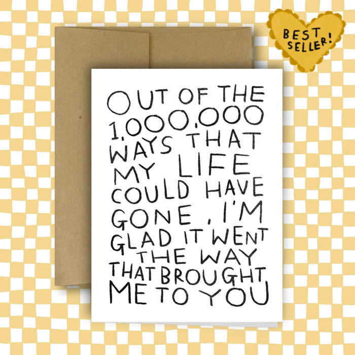 RANI BAN CO - BROUGHT ME TO YOU Greeting Card
