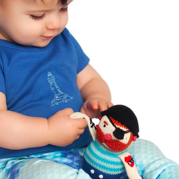 Baby rattle buddy | jack the sailor Finn + Emma