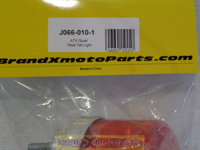 Rear Tail Light for 50cc-150cc ATV, Quad or Buggy
