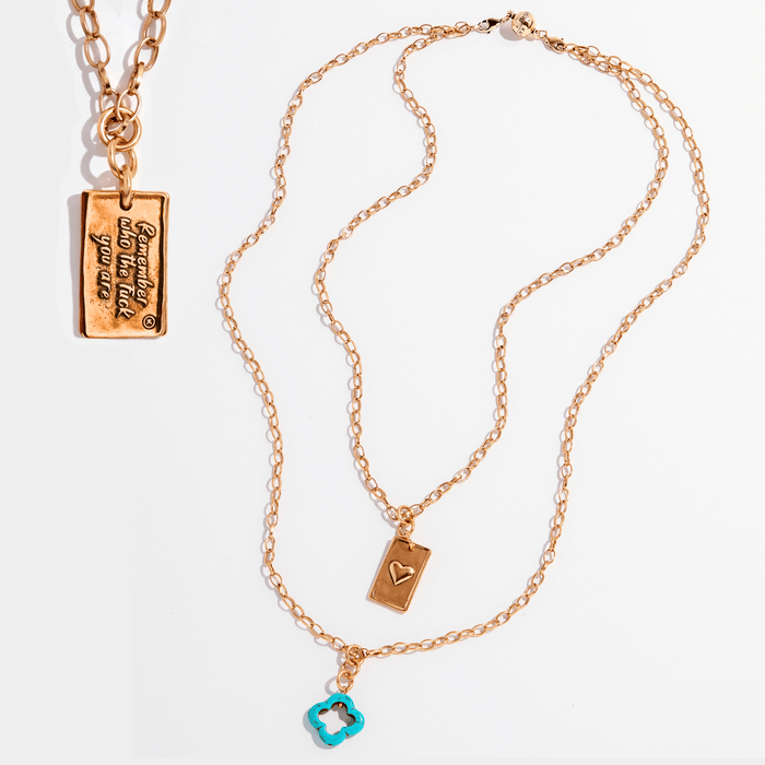Remember Who the F*ck You Are Original Lite Necklace