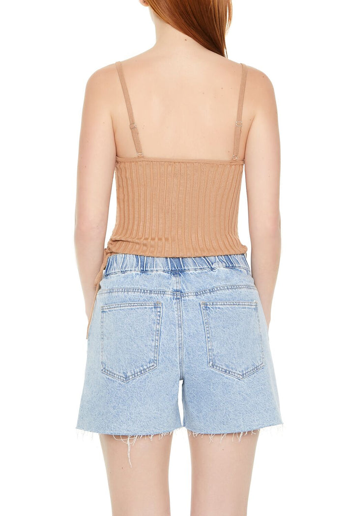 Ribbed Sweater-Knit Cami
