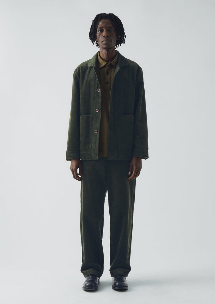 Rory Organic Cord Trousers | Pine