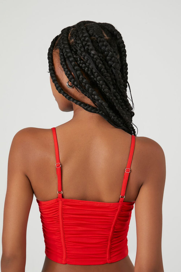 Ruched Cropped Cami