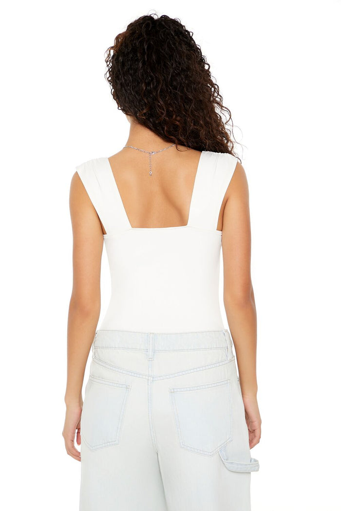 Ruched Sweetheart Bodysuit