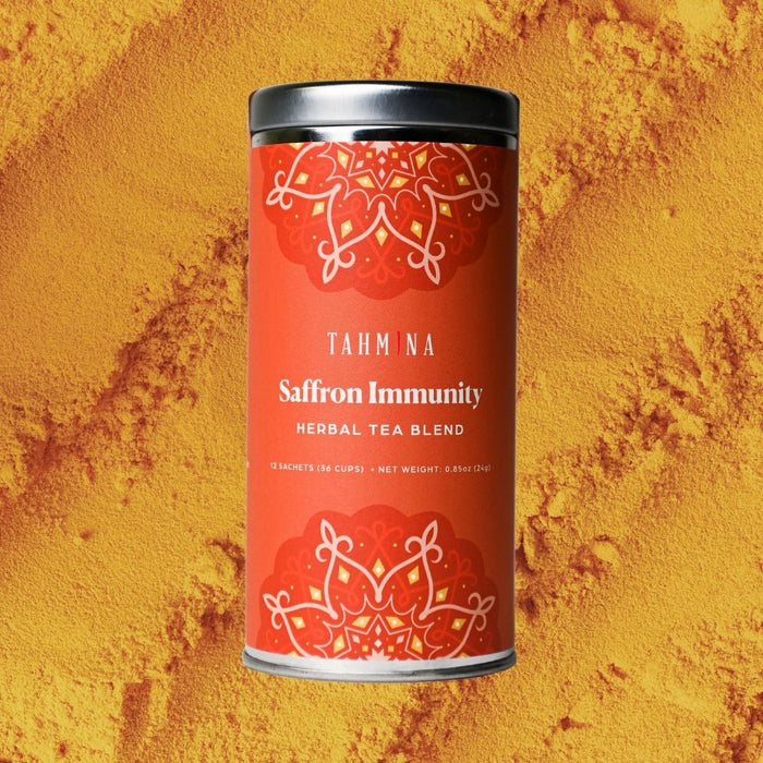 Saffron Immunity Caffeine Free Herbal Tea Blend (6 Pack Case)