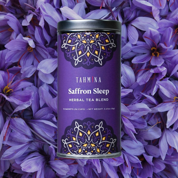 Saffron Sleep Caffeine Free Herbal Tea Blend (6 Pack Case)