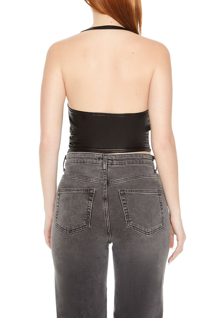 Seamless Halter Crop Top