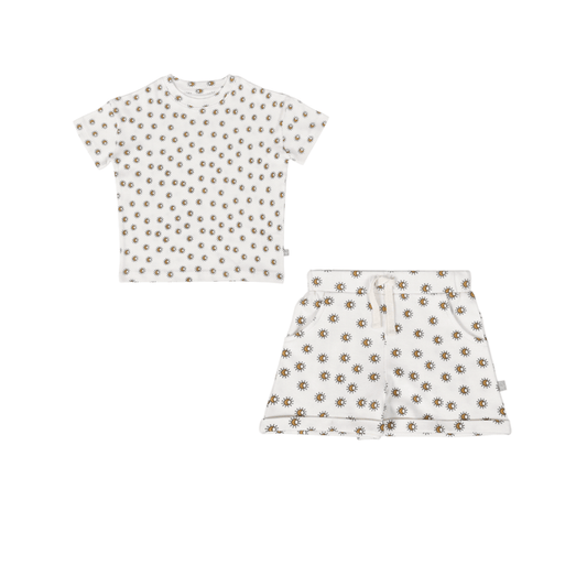 Baby shirt & short set | sun ray finn + emma