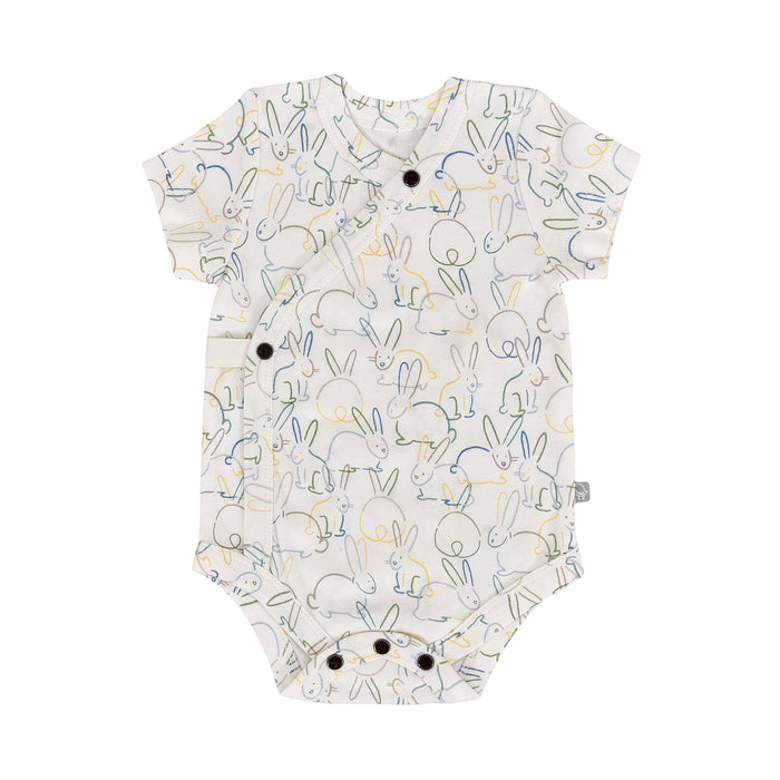 Baby short bodysuit | bunnies finn + emma