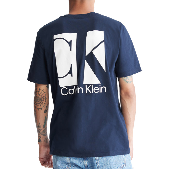 Short Sleeves Boxed Monogram Tee