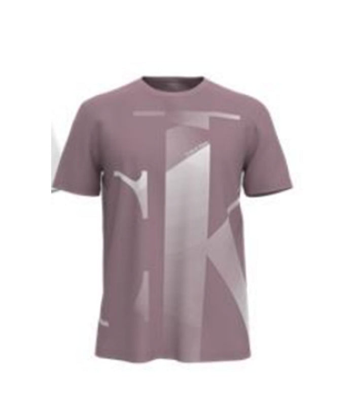 Short Sleeves Geo Monogram Crew