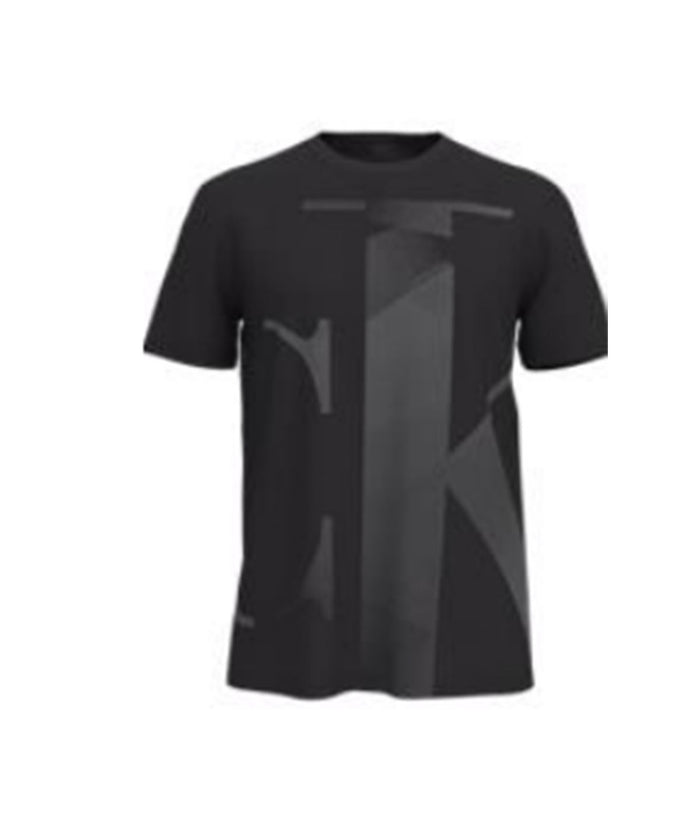Short Sleeves Geo Monogram Crew