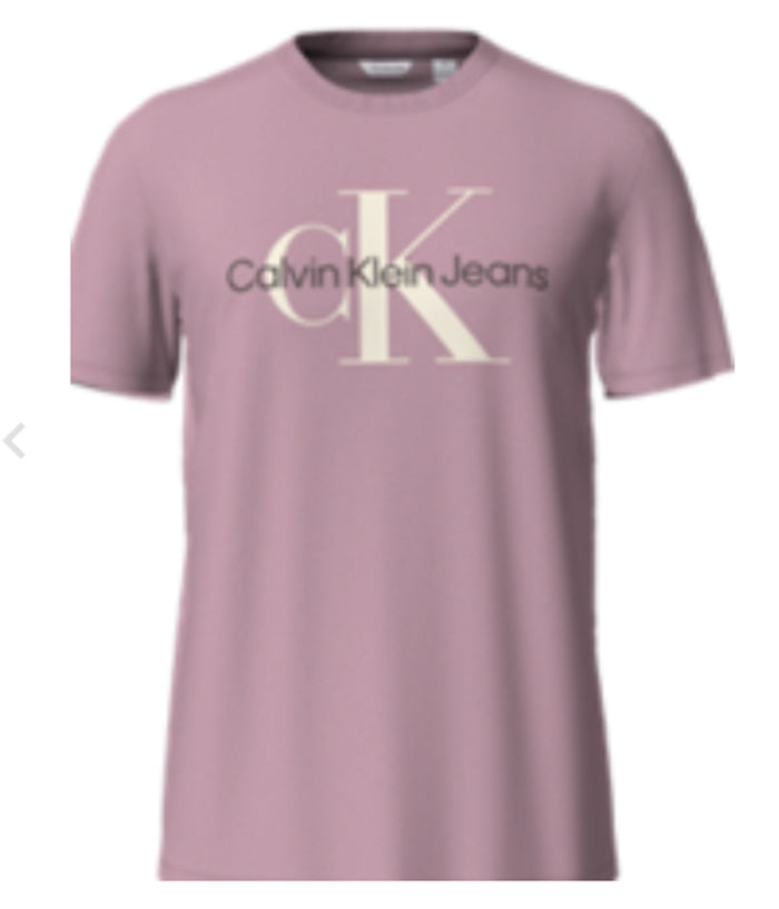 Short Sleeves Monogram Crew