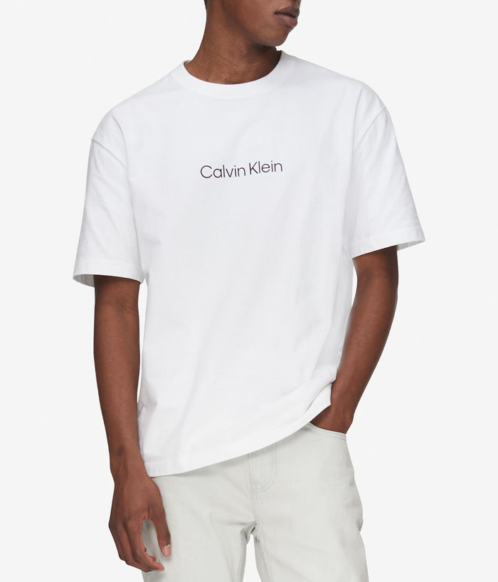Short Sleeves Relaxed Standard Logo Crewneck Tee