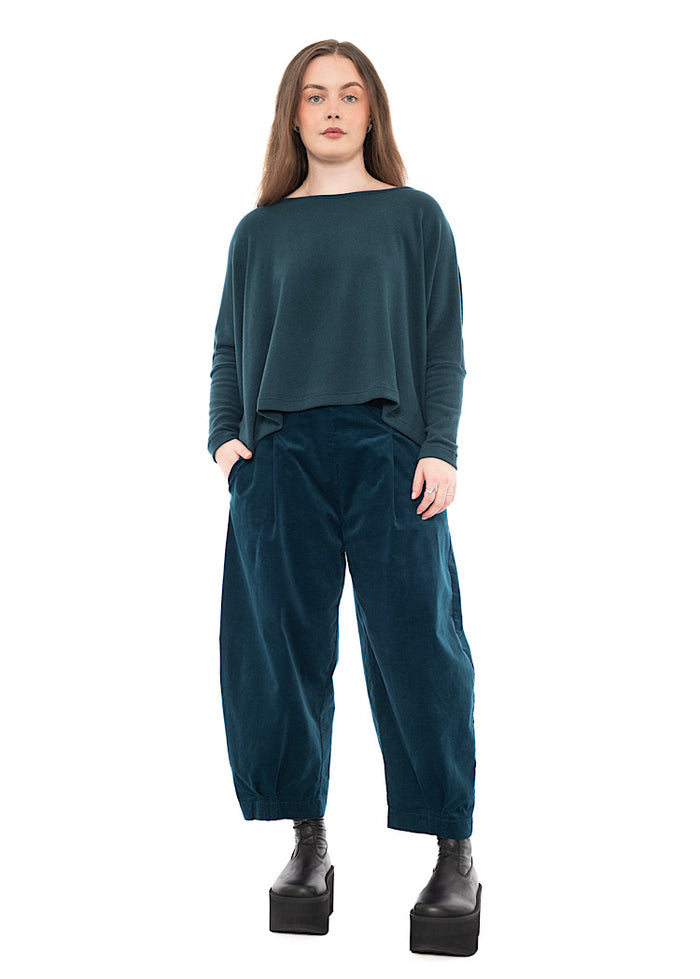 SIGNATURE COTTON-FLEECE KIRA PULLOVER