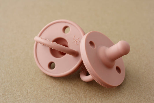 Baby Silicone Pacifier | Rose littleCHEW
