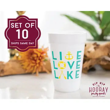 Sip Hip Hooray Foam Cups