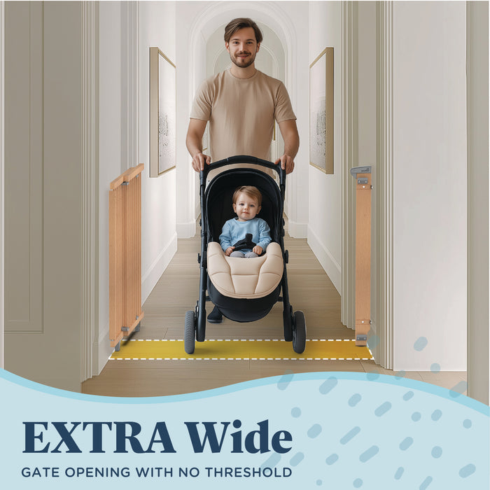 SizeWise™ Hardware Mounted Gate - Baby Delight