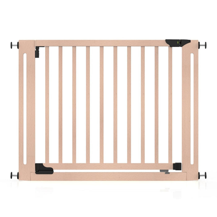 SizeWise™ Wood Pressure Mounted Gate (40.55" - 44.48") - Baby Delight