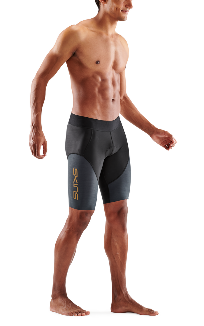 Skins Men's TRI Elite H/Tights - Black/Carbon