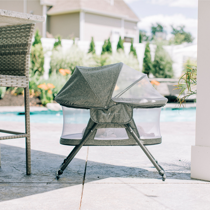 Slumber Deluxe Portable Rocking Bassinet - Baby Delight