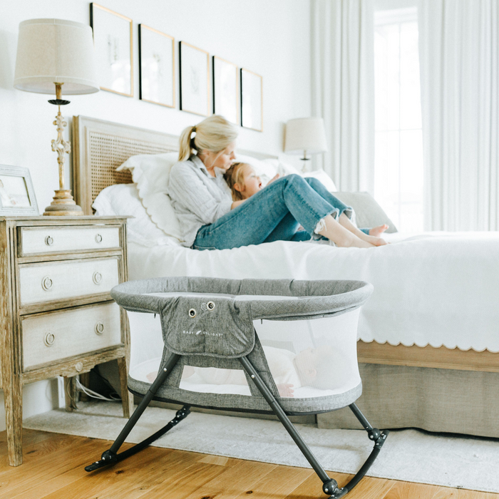Slumber Deluxe Portable Rocking Bassinet - Baby Delight