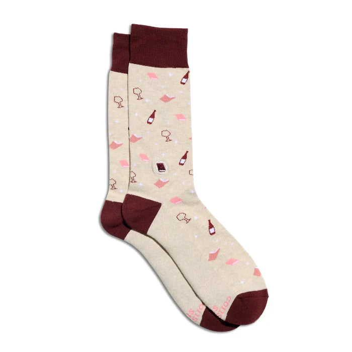 Socks that Give Books (Select from 10 Designs)