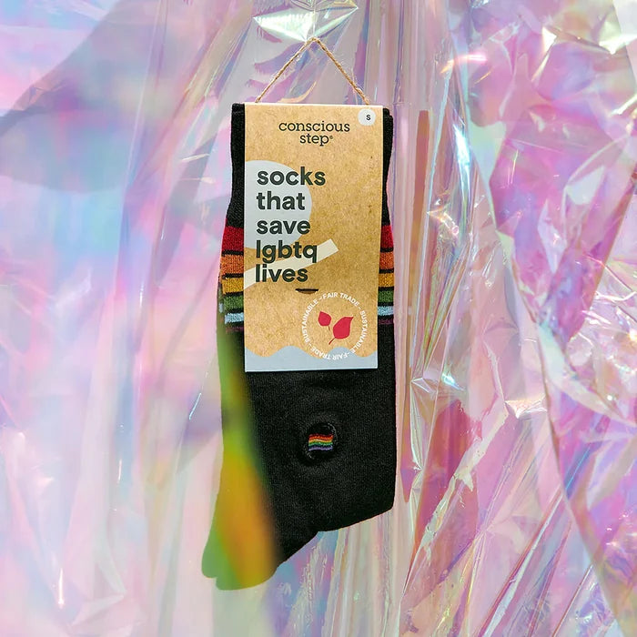 Socks that Save LGBTQ Lives (Select from 9 Designs)