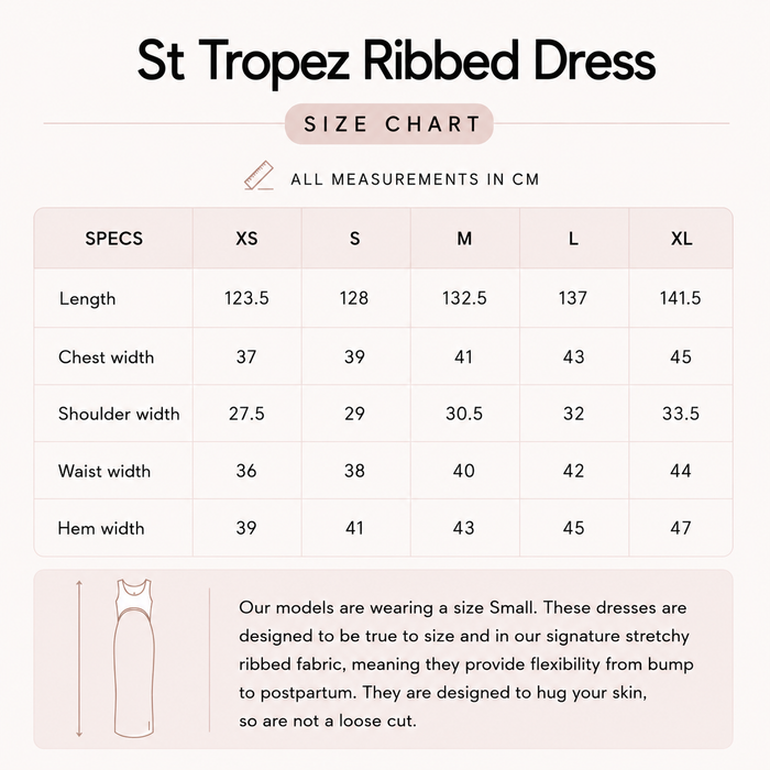 St Tropez Ribbed Breastfeeding Dress Lilac