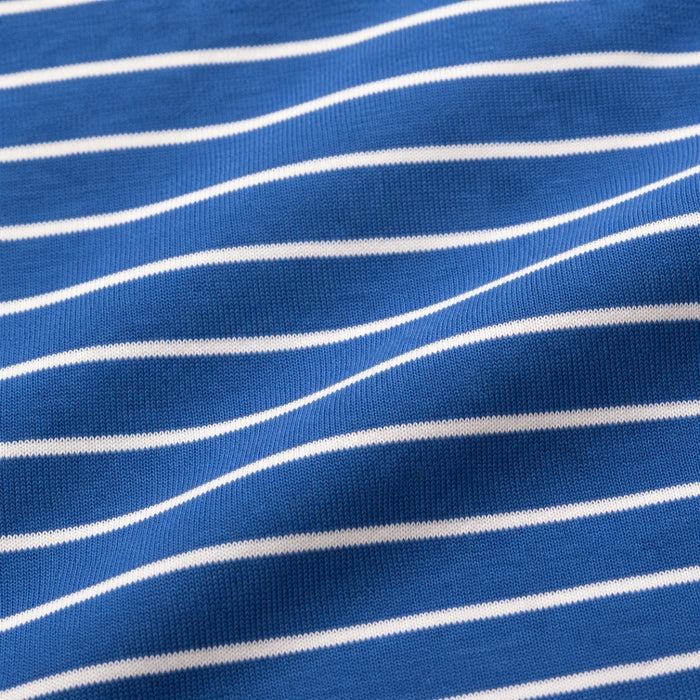 Striped Breastfeeding Dress Blue / White