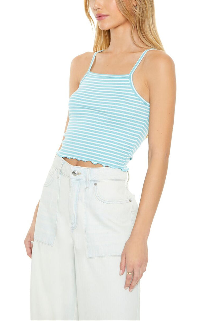 Striped Cropped Cami