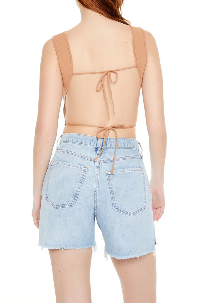 Sweater-Knit Crop Top