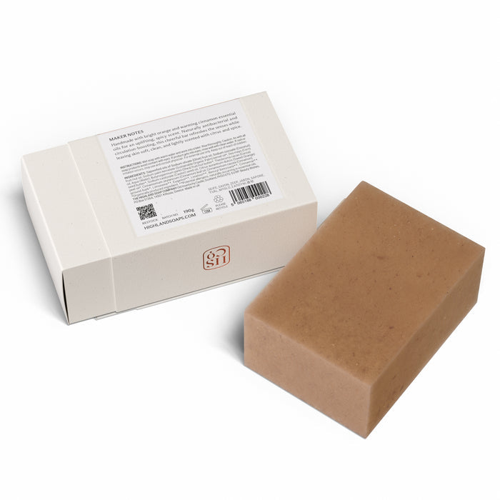 Sweet Orange & Cinnamon Soap 190g