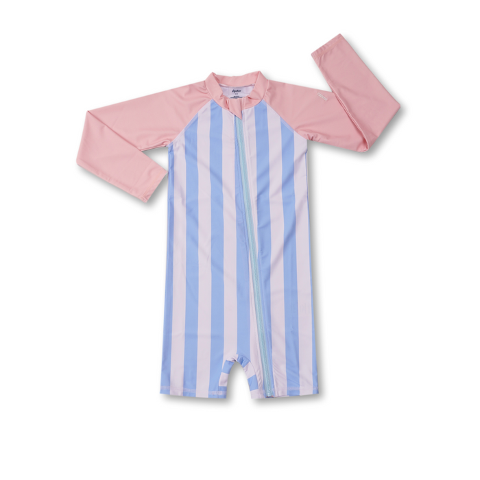 Swimster Stripes Pink Sleeve