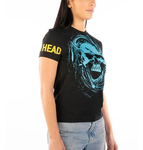 T-Shirt Headrush ‘Tornado Skull’ Femme