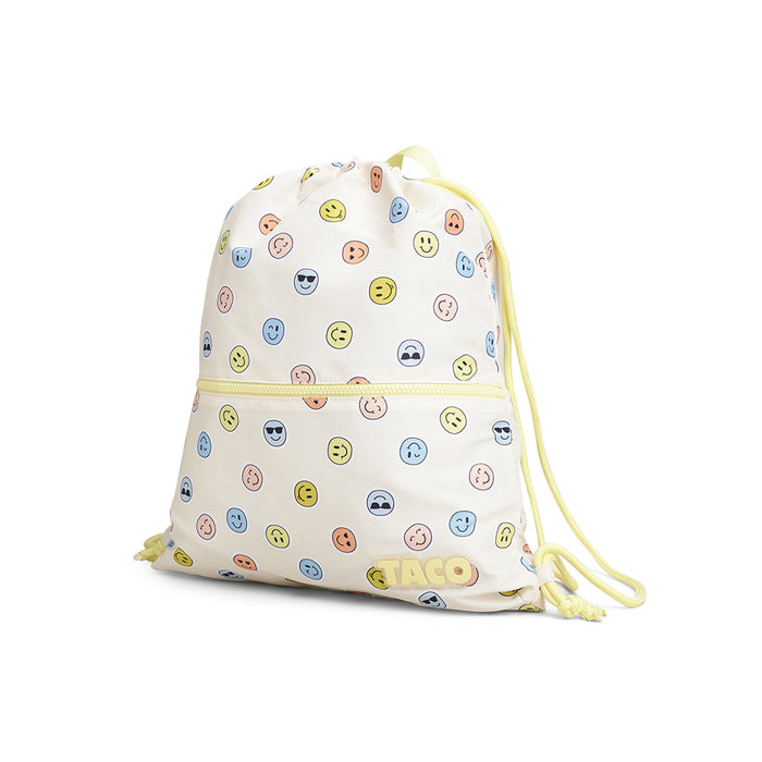 121147-21-TACOSMILEYSSHOEBAG-02-Taco Smiley Print Back-to-School Bundle-Kids Backpacks | Accessories-Yellow Shoes-Yellow Shoes