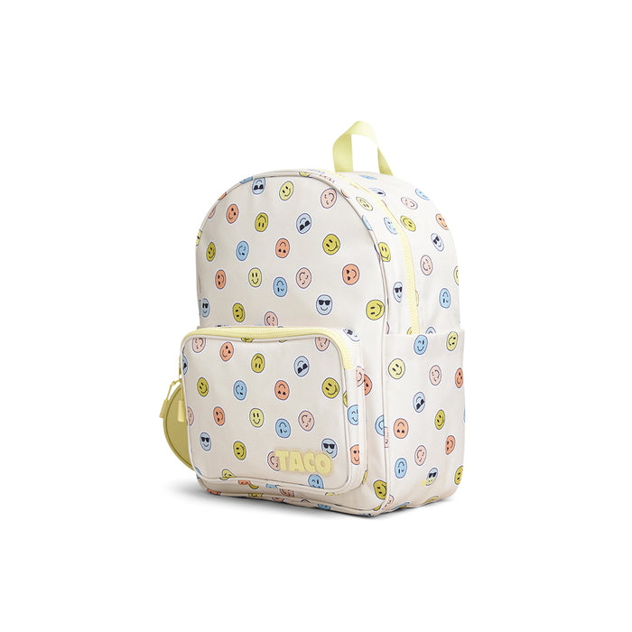 121248-21-TACOSMILEYSBACKPACK-02-Taco Smiley Print Back-to-School Bundle-Kids Backpacks | Accessories-Yellow Shoes-Yellow Shoes