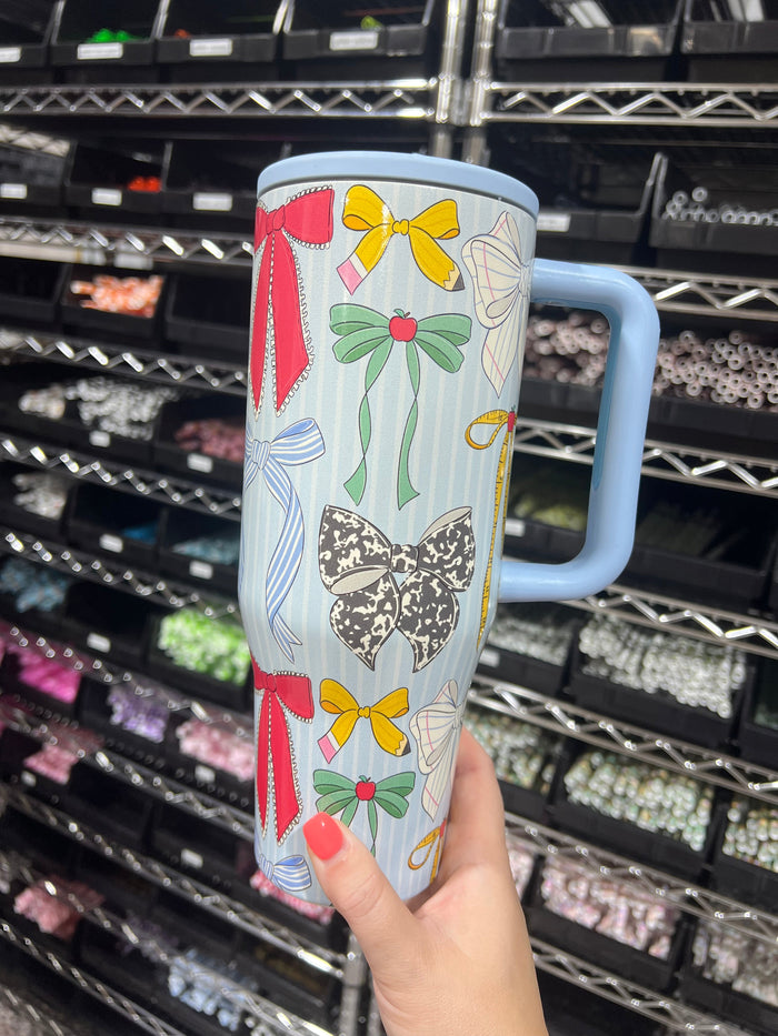 Teacher Bows 40 oz Tumbler