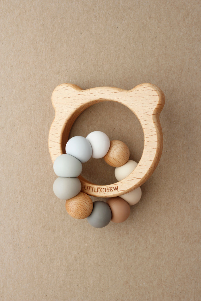 Baby Teddy Teether - Iris littleCHEW